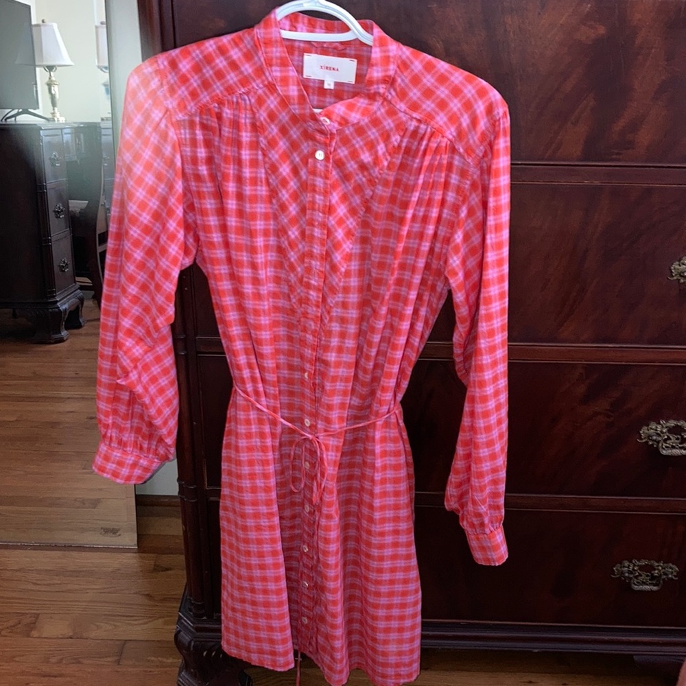 Never worn, xirena plaid dress